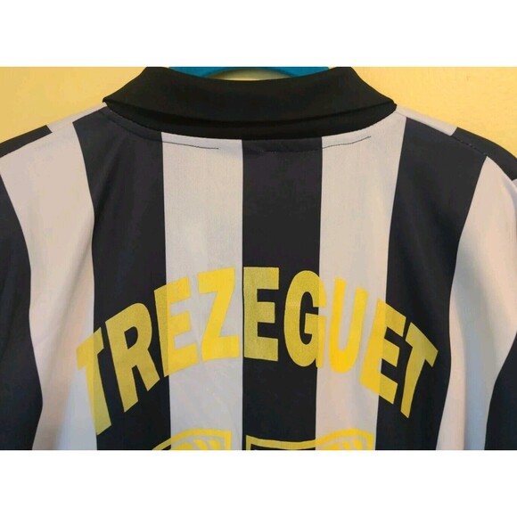 Vtg Juventus Football Soccer Trezeguet Jersey Sky Sport Futbol Italia FC Sz XL - Picture 11 of 11